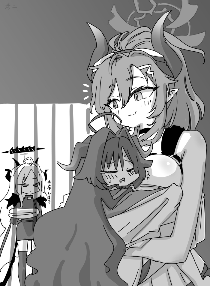 This is a pixiv picture whose title is 最近描いた絵とか.