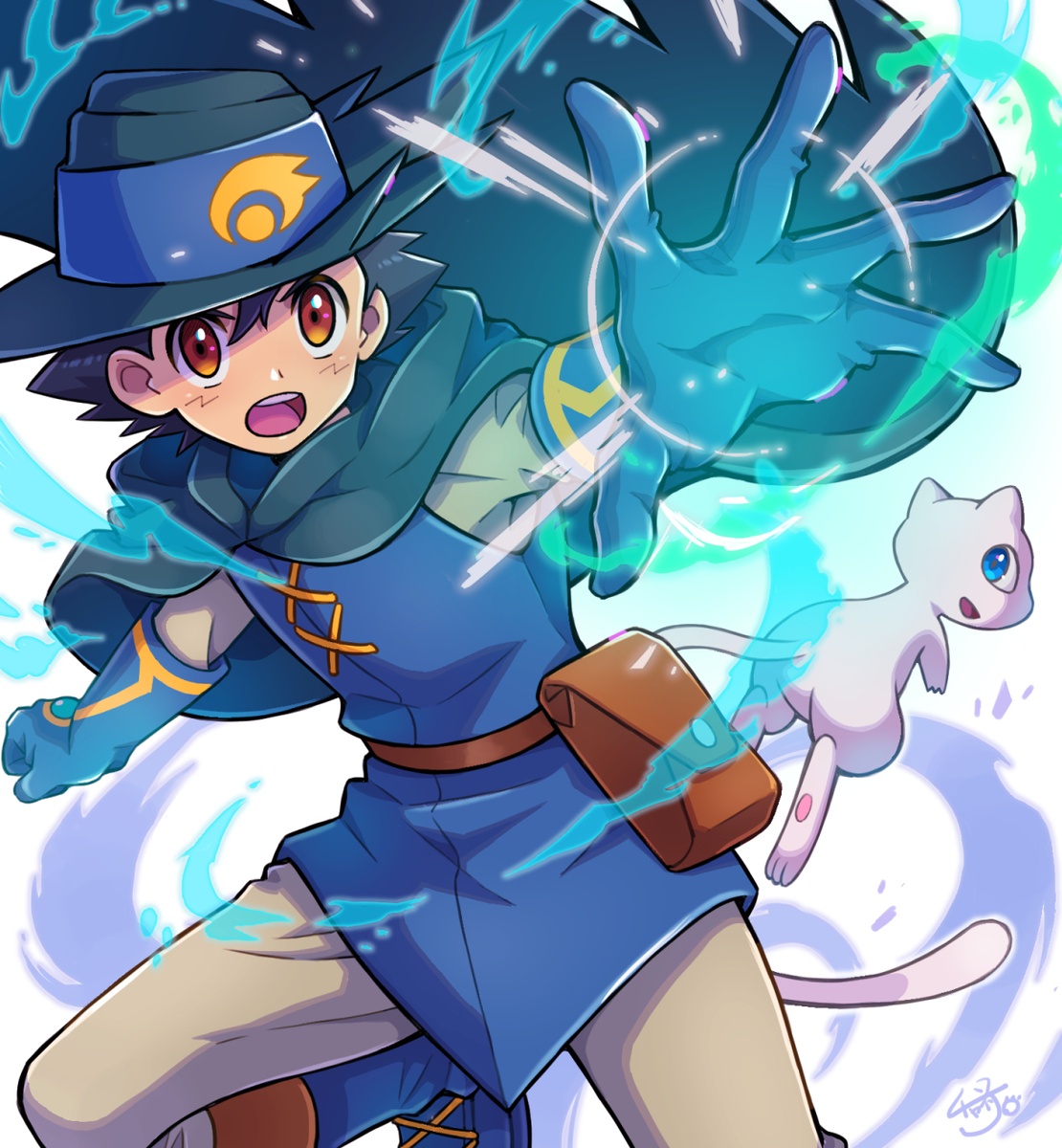 This is a pixiv picture whose title is 波導の勇者.