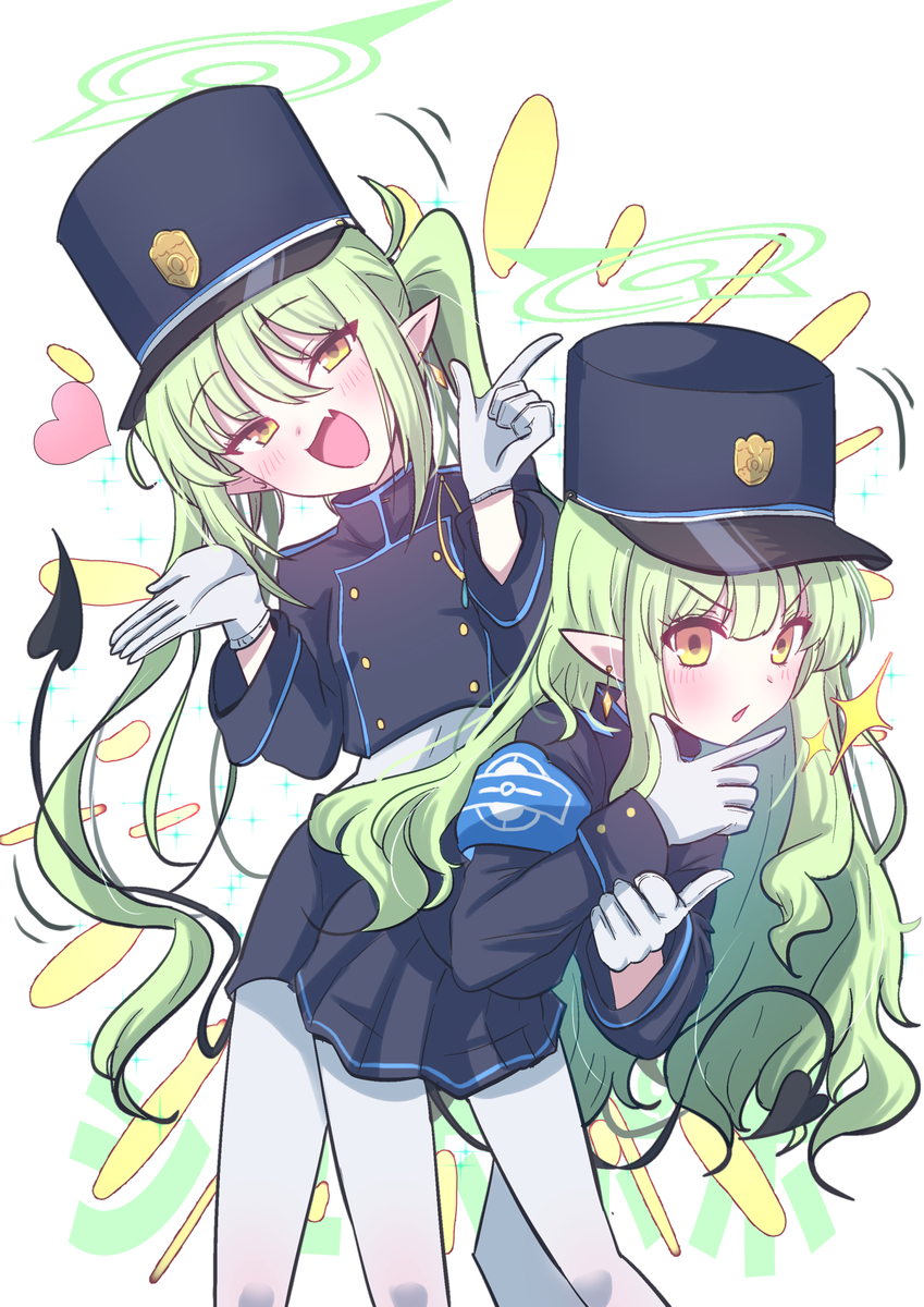 This is a pixiv picture whose title is 勝利のポーズ🌟.