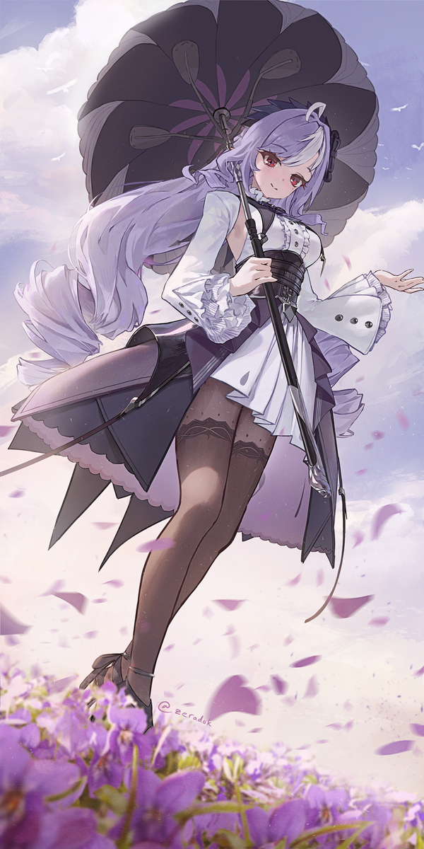 This is a pixiv picture whose title is Violet Vivian.