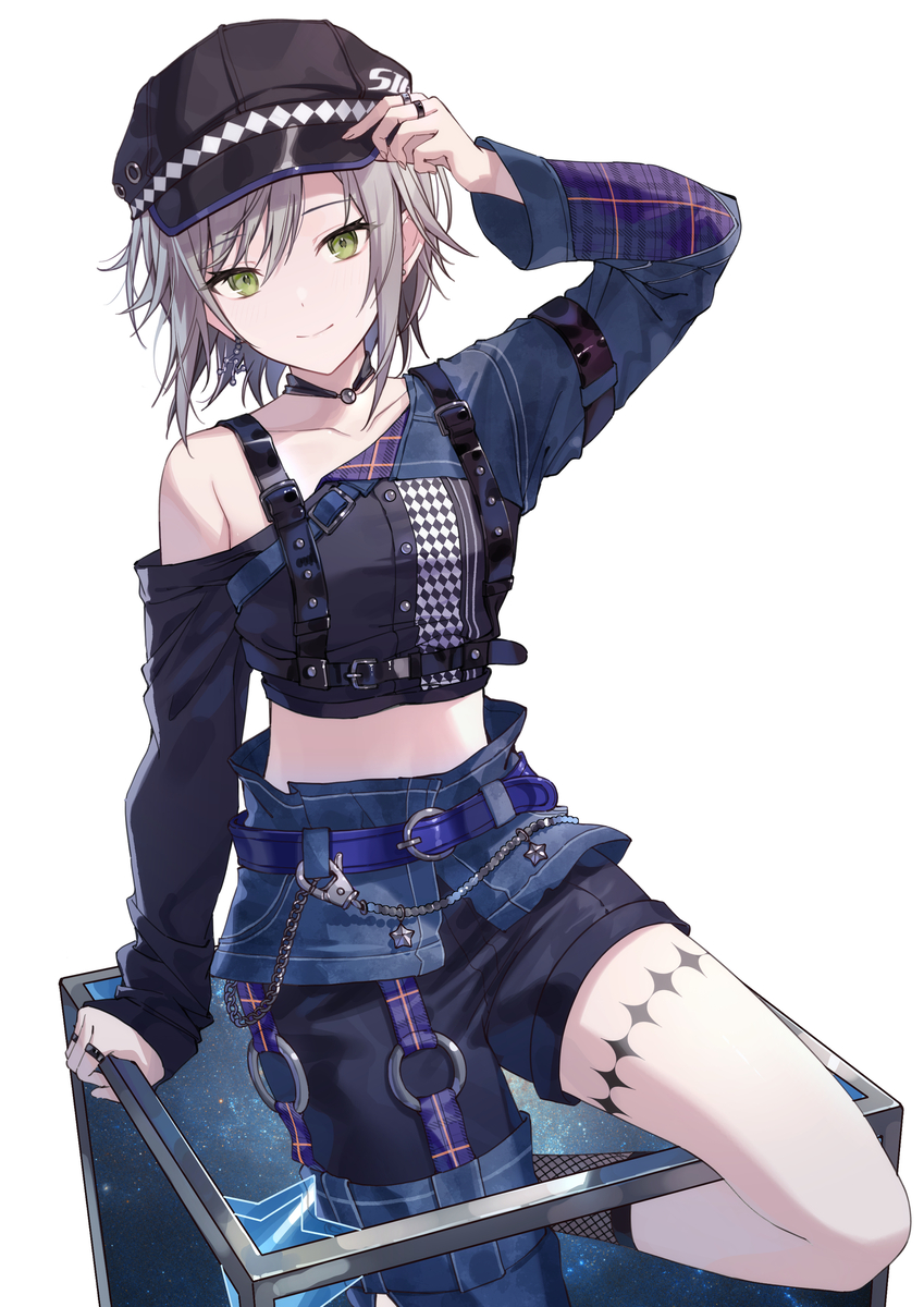 This is a pixiv picture whose title is 25日目 星を繋ぐ 日野森志歩🌌.