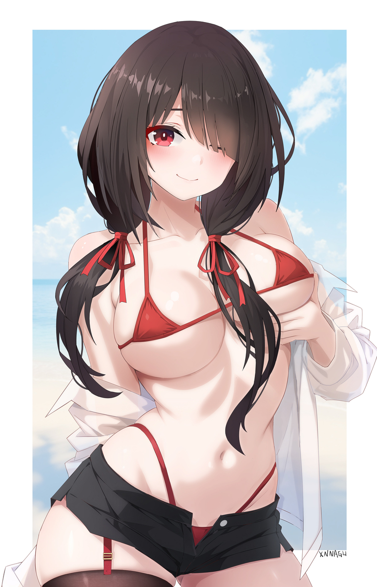 This is a pixiv picture whose title is 時崎狂三.