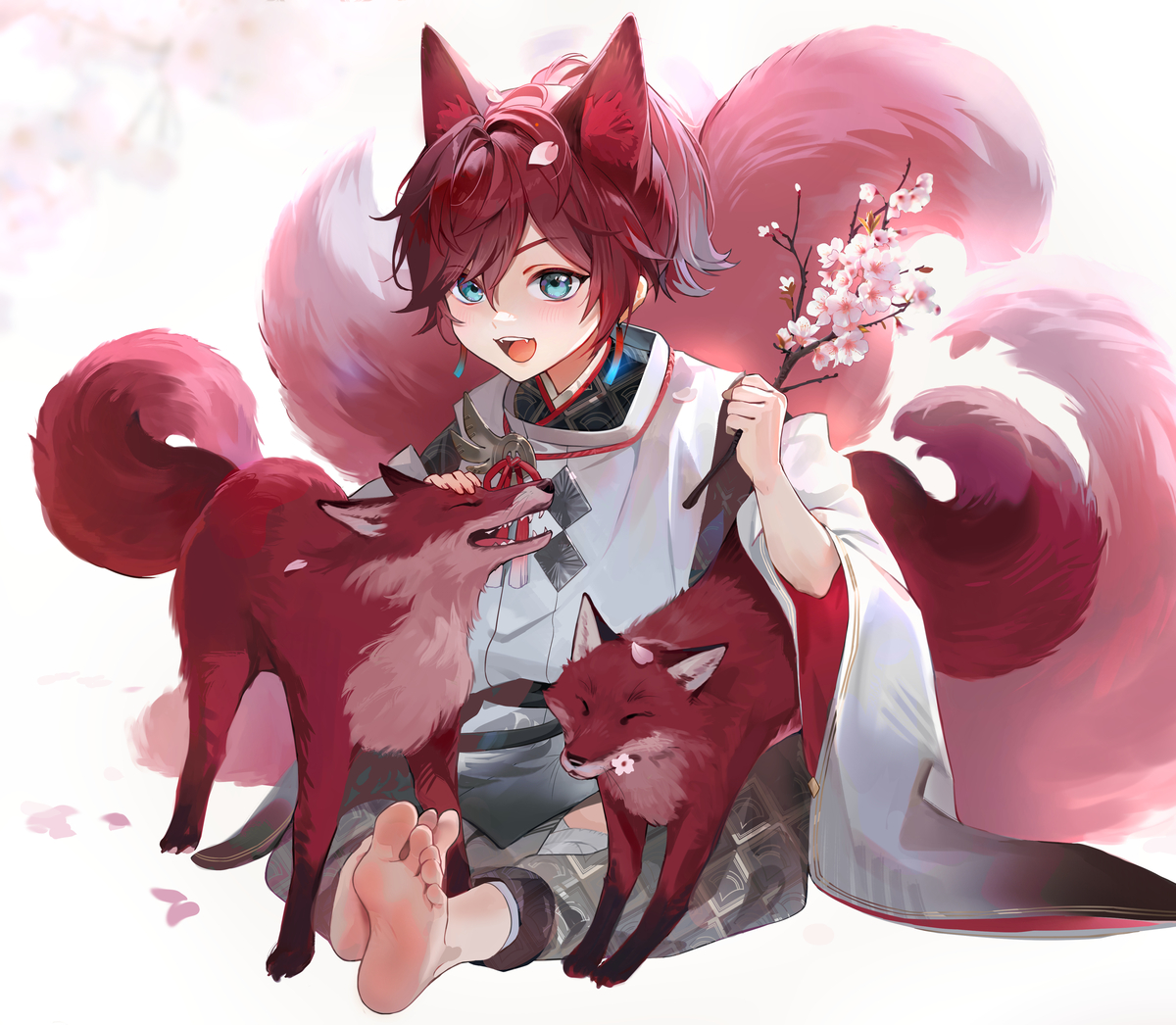 This is a pixiv picture whose title is こどもの日.
