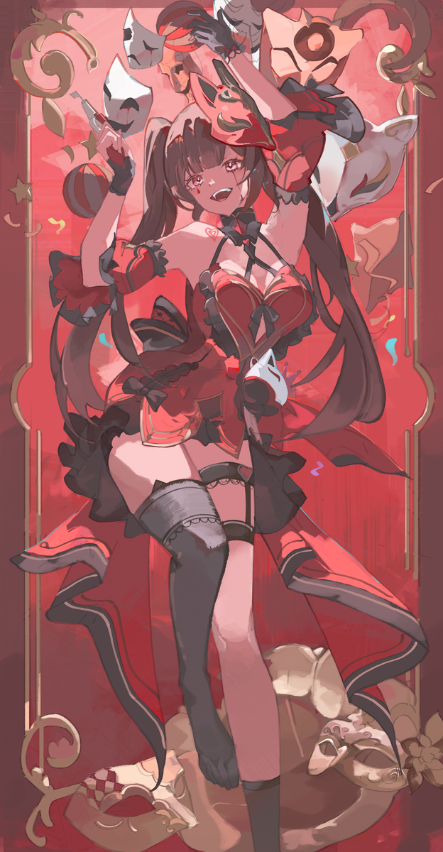 This is a pixiv picture whose title is Masked Fool Sparkle.