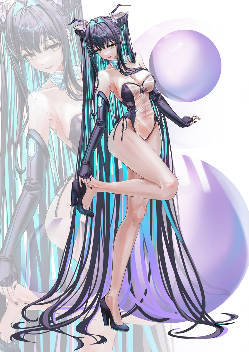 This is a pixiv picture whose title is リトルマーメイド (バニーガール).
