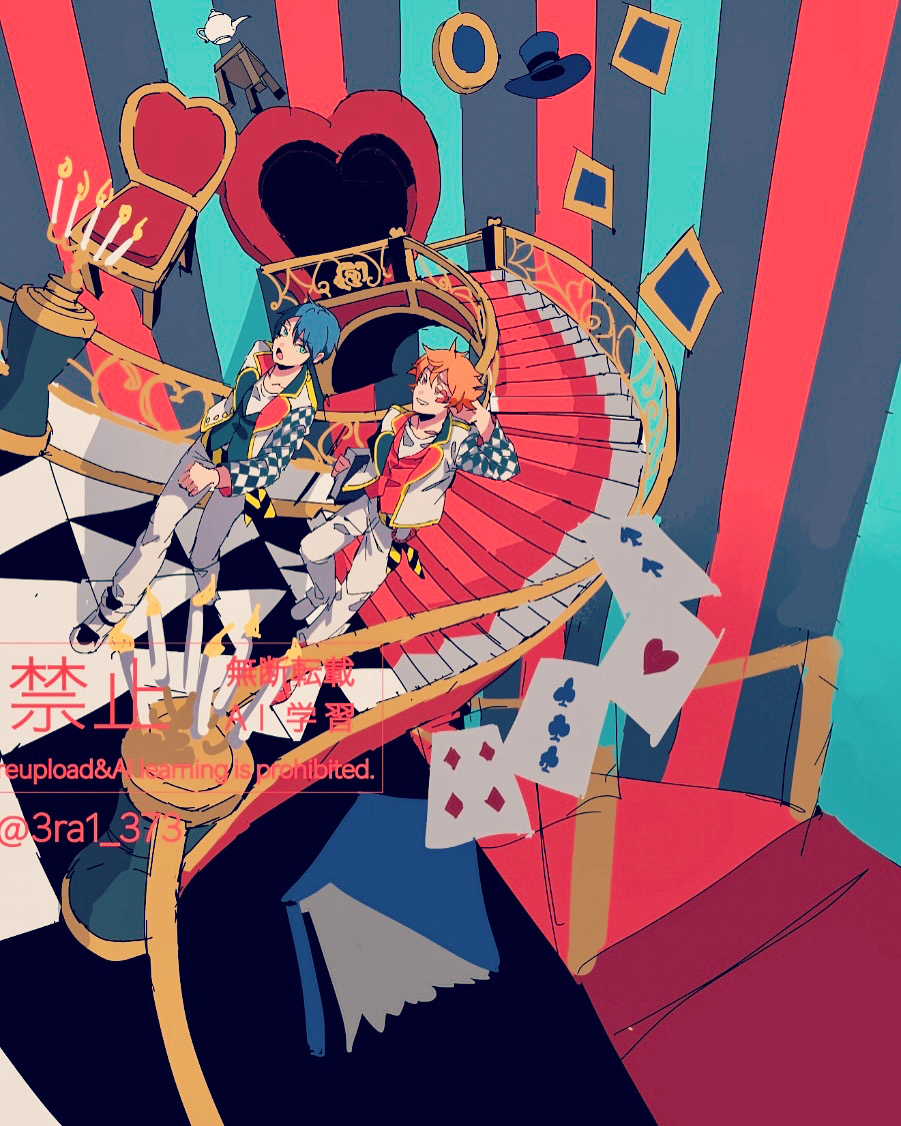 This is a pixiv picture whose title is ハーツラビュル.