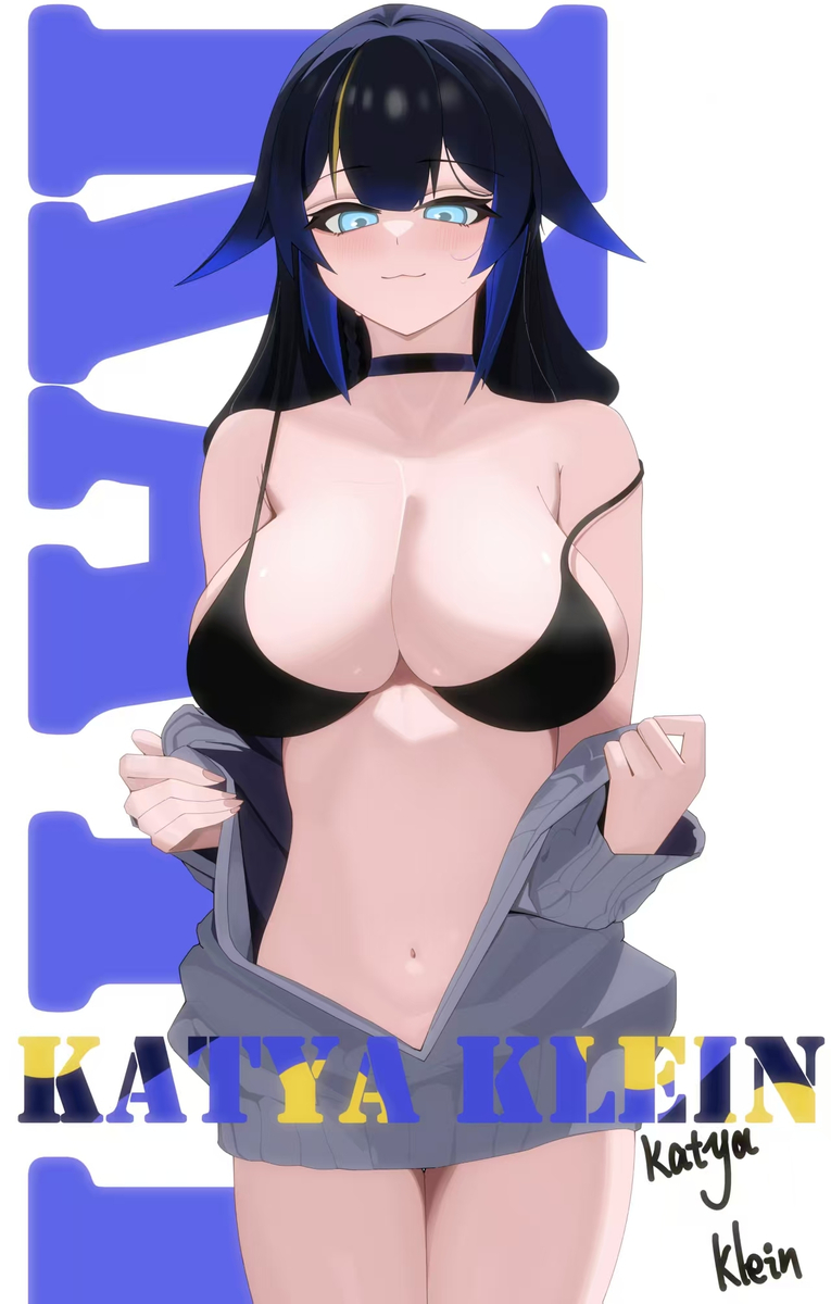 This is a pixiv picture whose title is 这次画了凯姐.