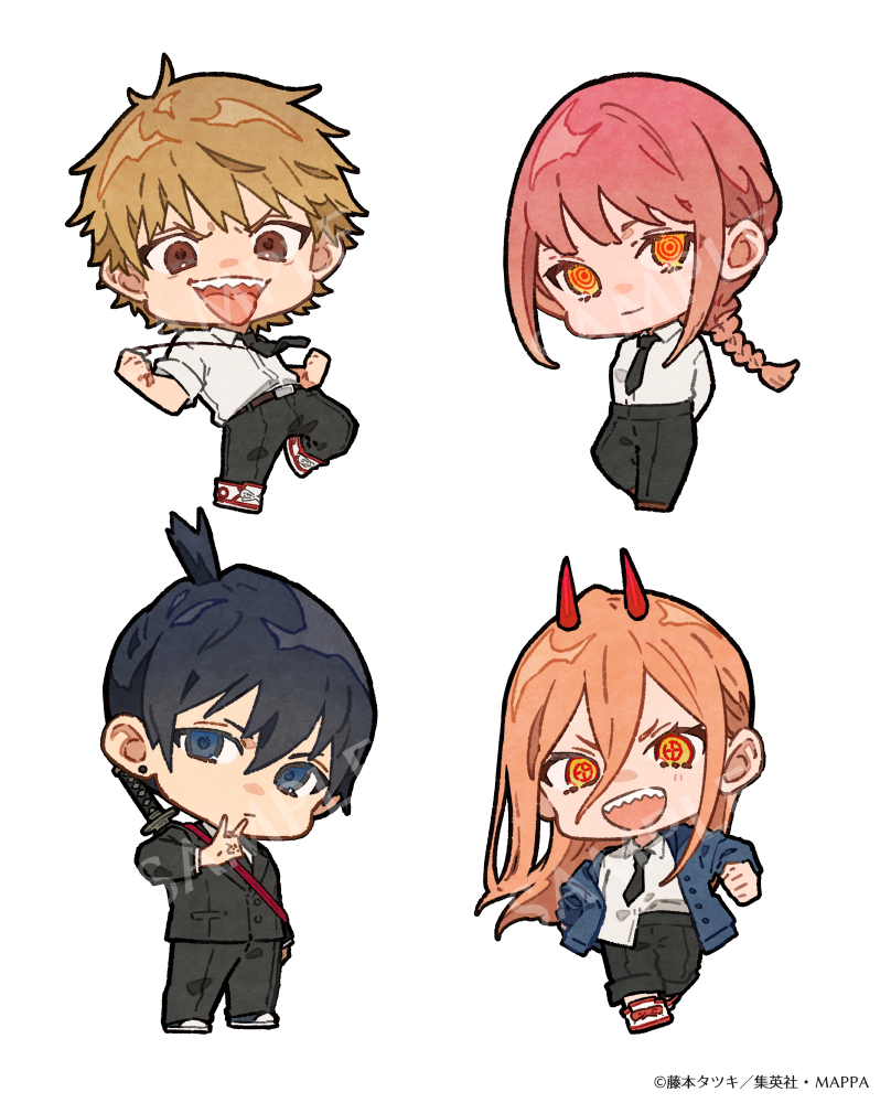 This is a pixiv picture whose title is チェンソーマンSD.