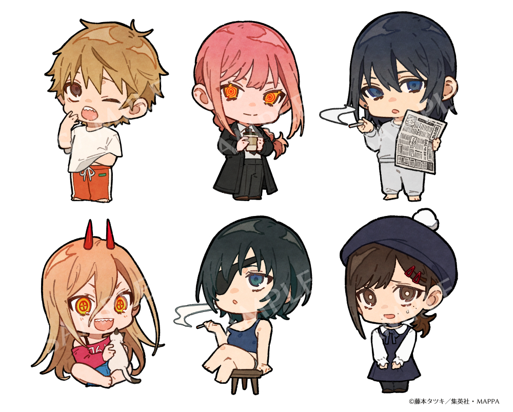 This is a pixiv picture whose title is チェンソーマンSD.