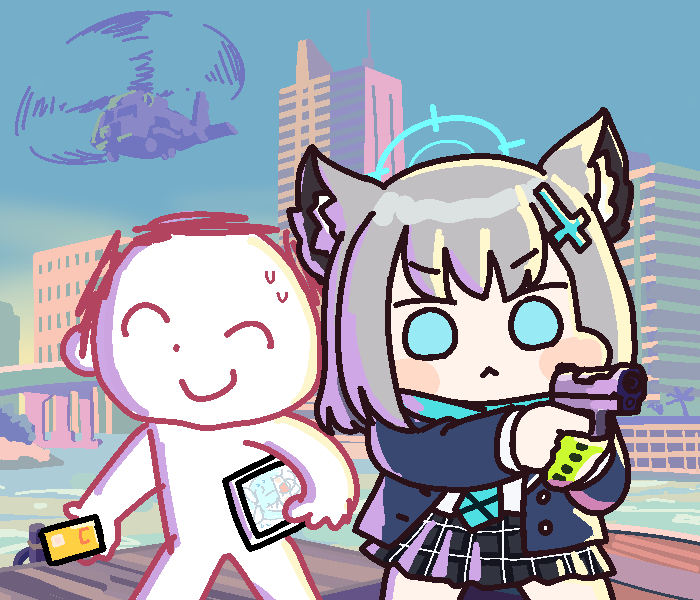 This is a pixiv picture whose title is Blue Archive 6.