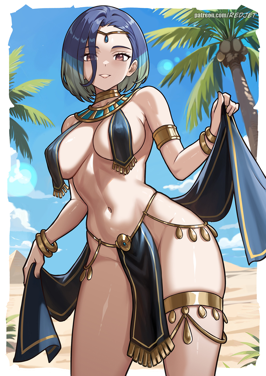 This is a pixiv picture whose title is サザレ  - Egyptian Dancer.