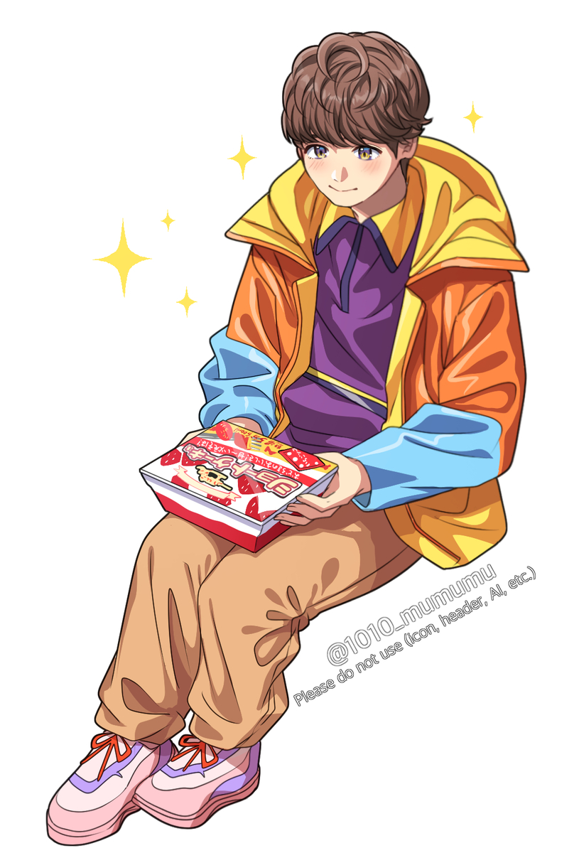This is a pixiv picture whose title is 🍰.