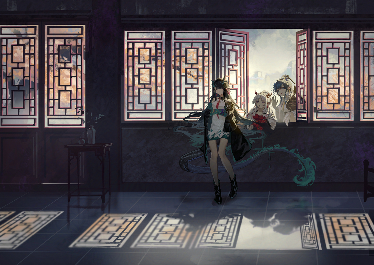 This is a pixiv picture whose title is 無題.