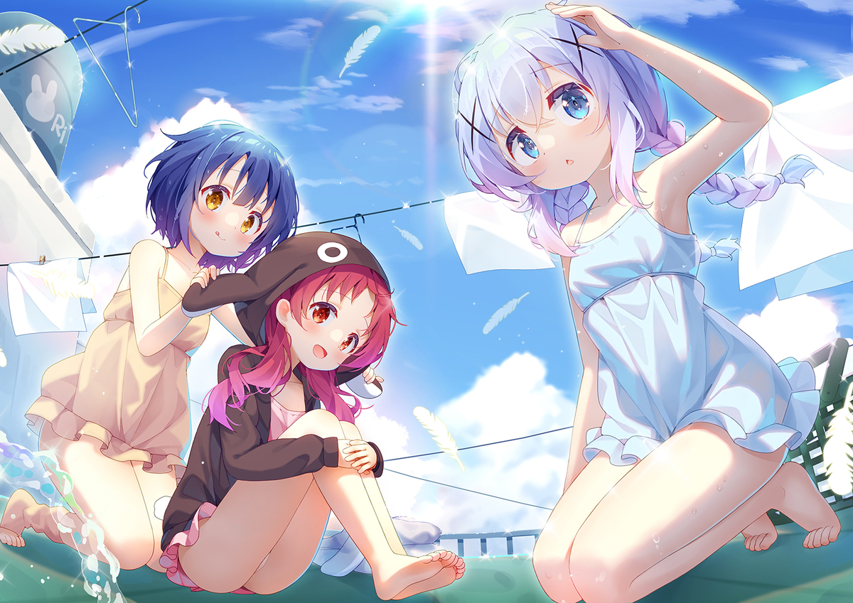 This is a pixiv picture whose title is チマメ隊のサマーディズ.