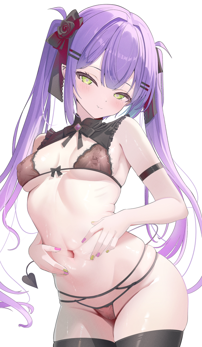 This is a pixiv picture whose title is おへそくぱぁトワ様　R18はFANBOXで.
