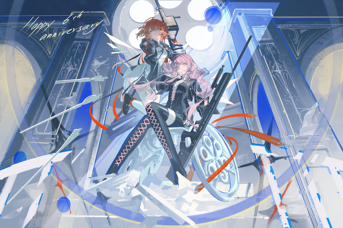 This is a pixiv picture whose title is 舟六周年快乐.