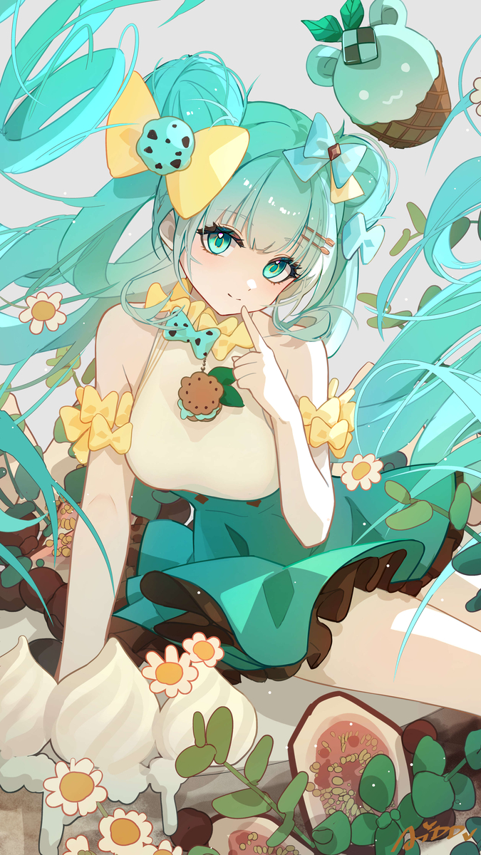 This is a pixiv picture whose title is day37 初音未来.