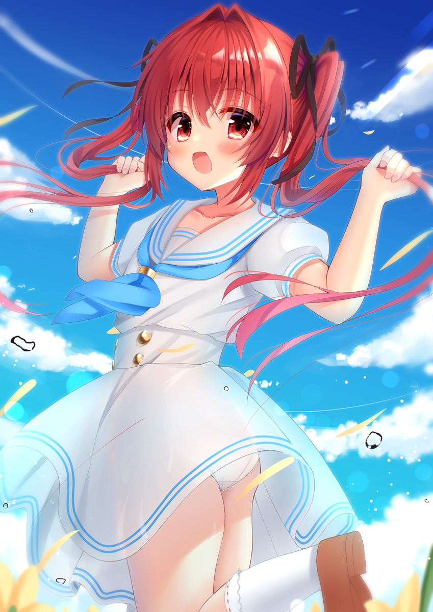 This is a pixiv picture whose title is セーラーワンピ.