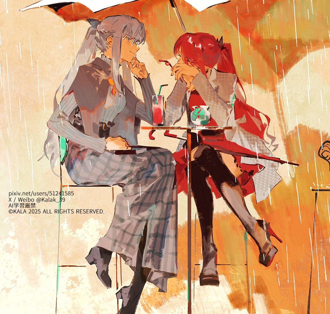 This is a pixiv picture whose title is ☀️🌧️.