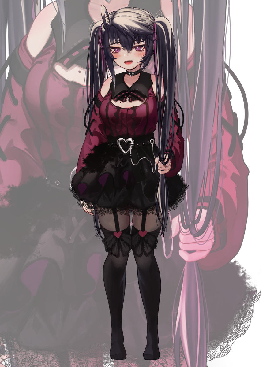 This is a pixiv picture whose title is new outfit.