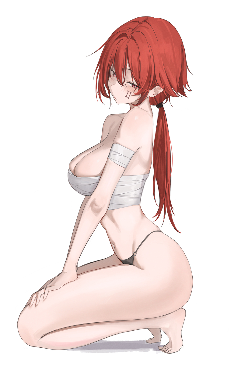 This is a pixiv picture whose title is さらし.