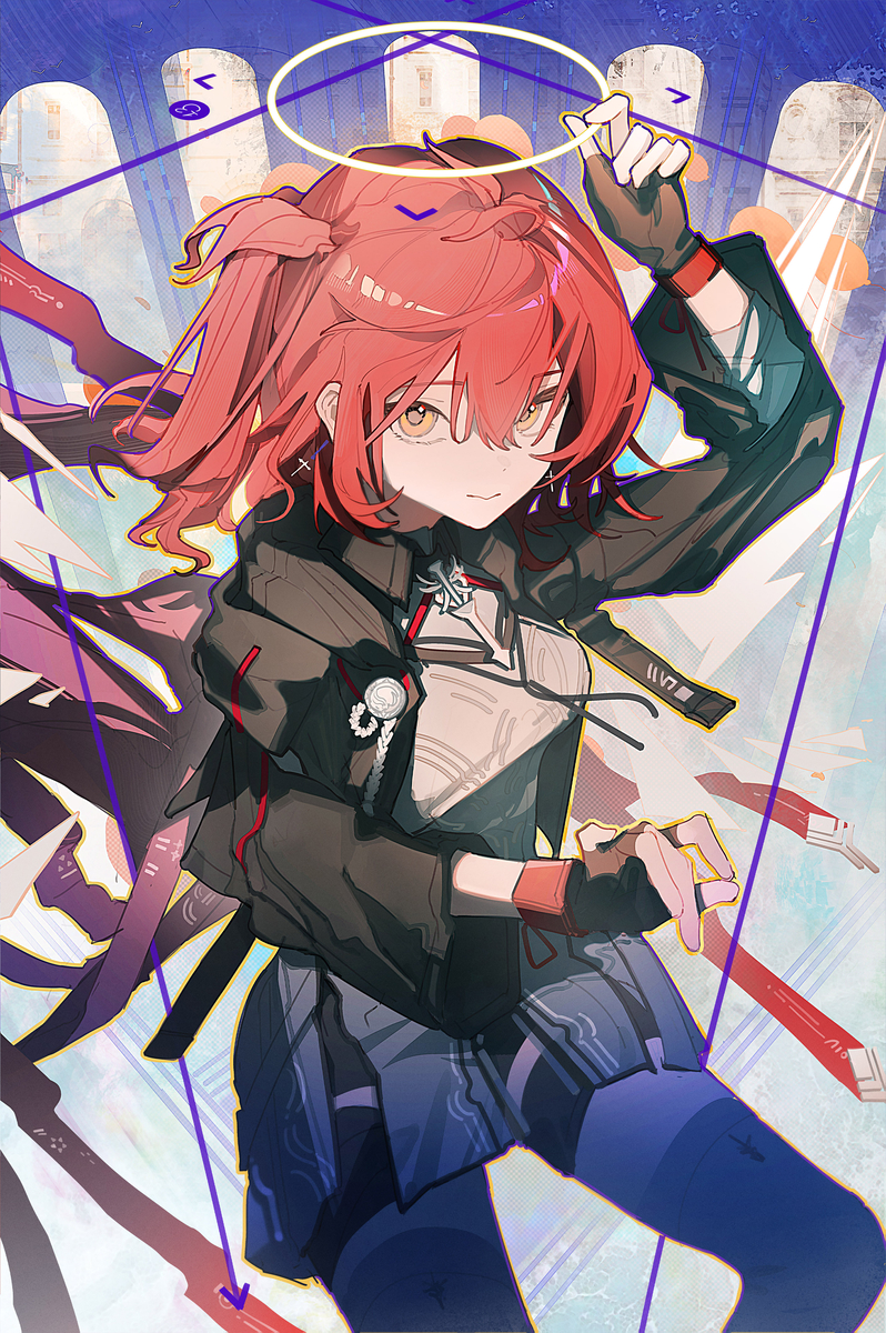 This is a pixiv picture whose title is 新能源天使.