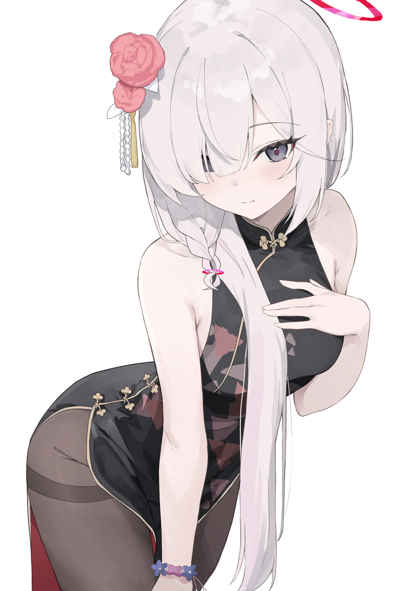 This is a pixiv picture whose title is チーパオ.