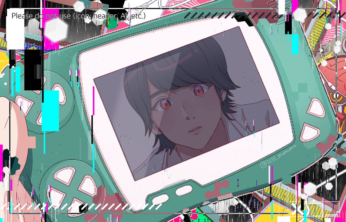 This is a pixiv picture whose title is 🎮.