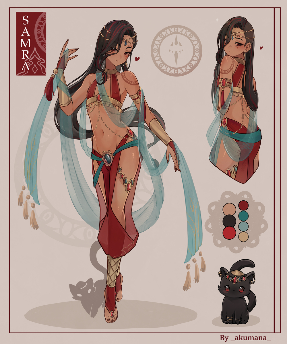 This is a pixiv picture whose title is Samra (commission).