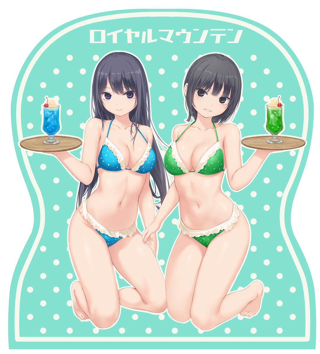 This is a pixiv picture whose title is レトロなクリームソーダ.