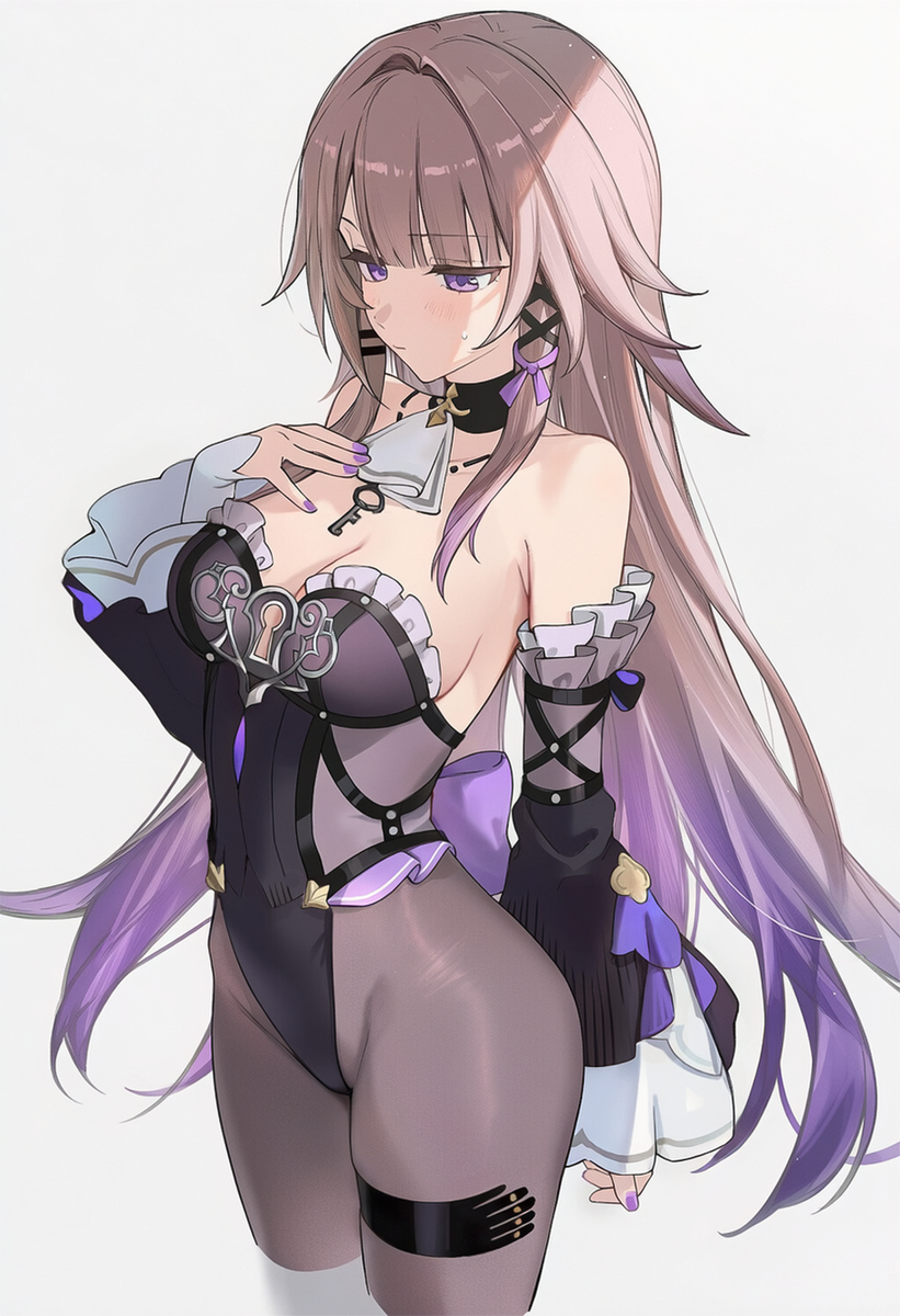 This is a pixiv picture whose title is The Herta.