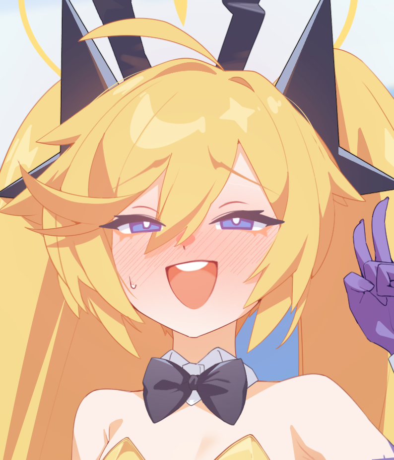This is a pixiv picture whose title is DJMAX RESPECT V x BlueArchive.