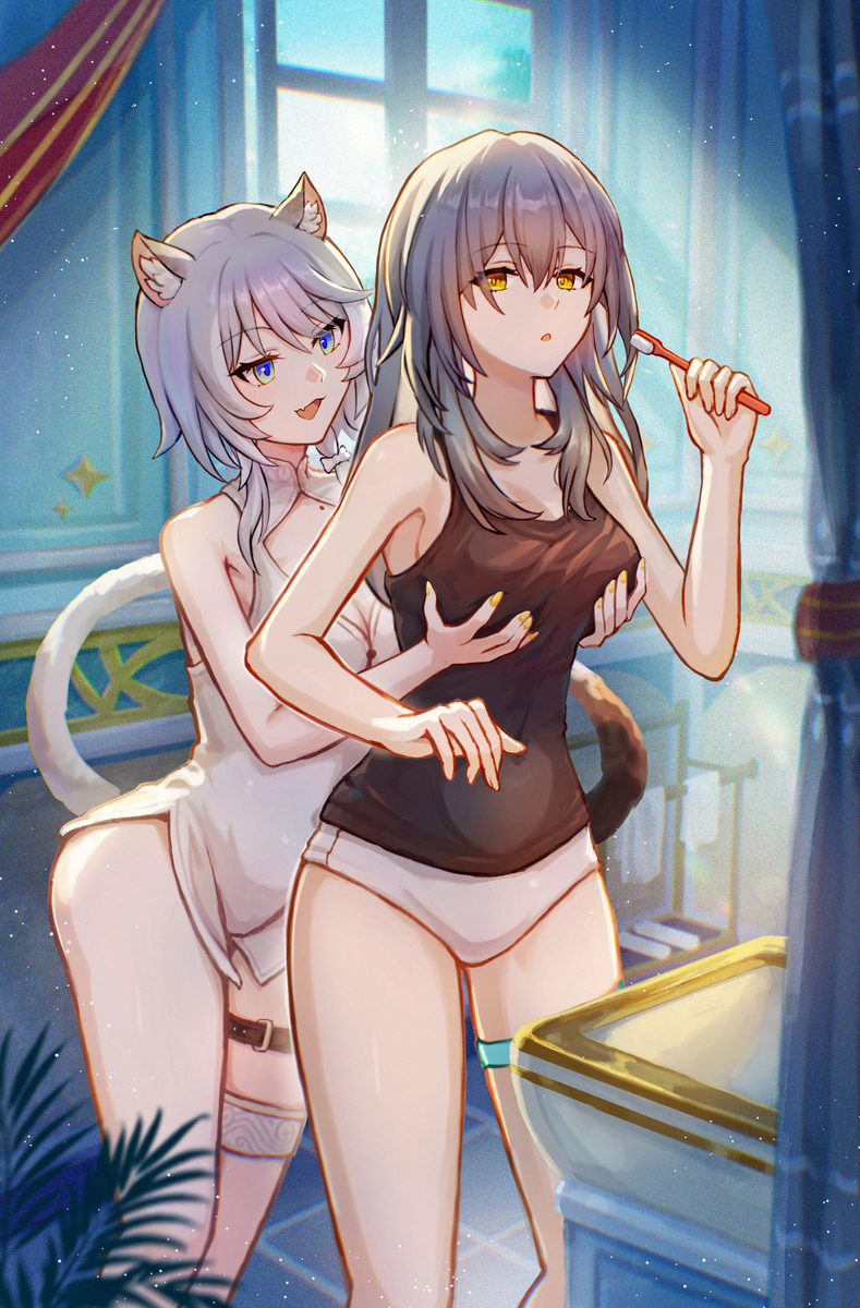 This is a pixiv picture whose title is グレっちって意外とあるよね.