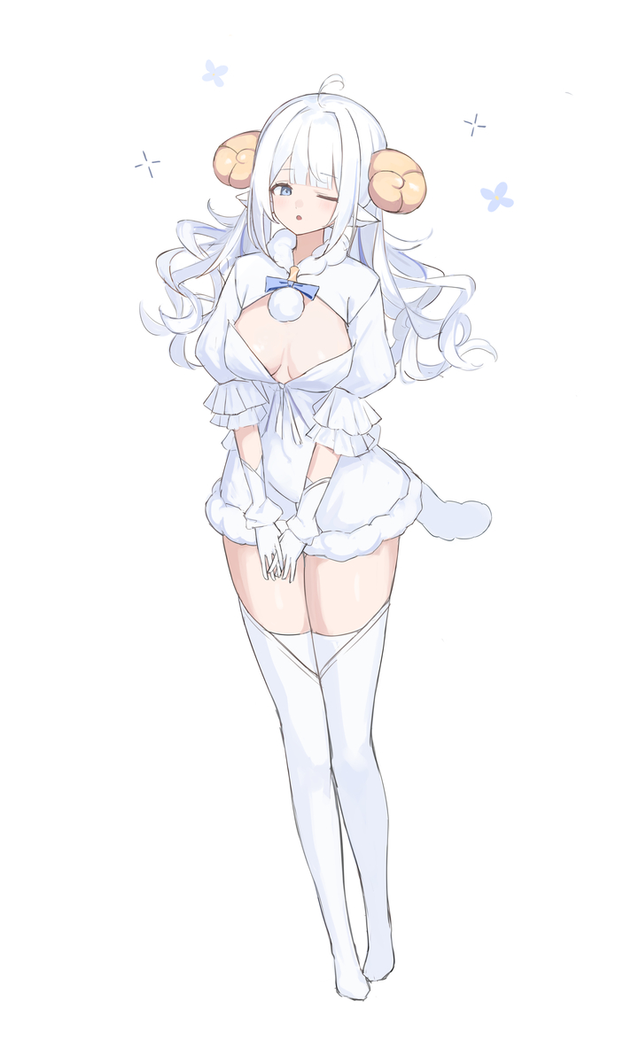 This is a pixiv picture whose title is ヒツヅ.
