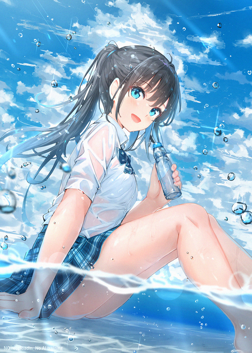 This is a pixiv picture whose title is ポニーテールちゃん.