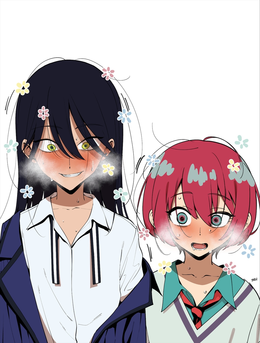 This is a pixiv picture whose title is キラキラ中毒者＋1.