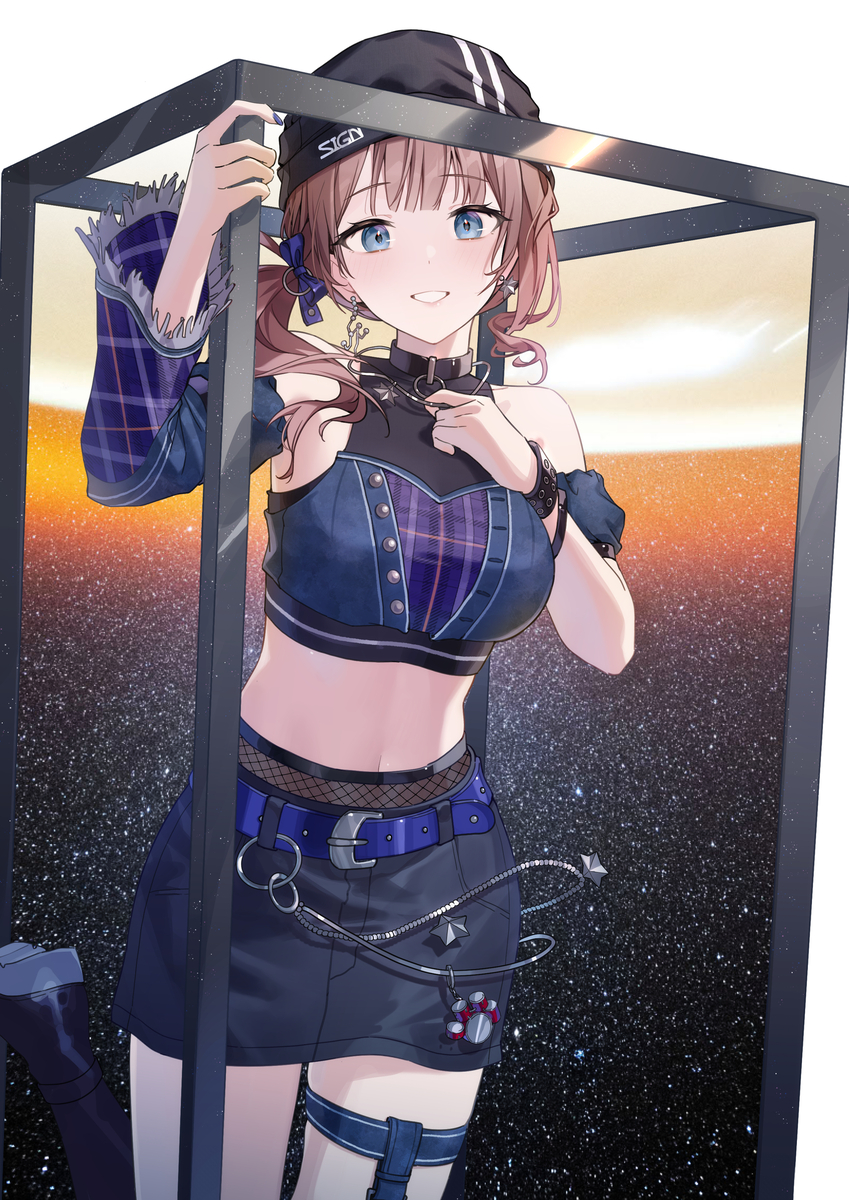 This is a pixiv picture whose title is 28日目 星を繋ぐ 望月穗波🌌.