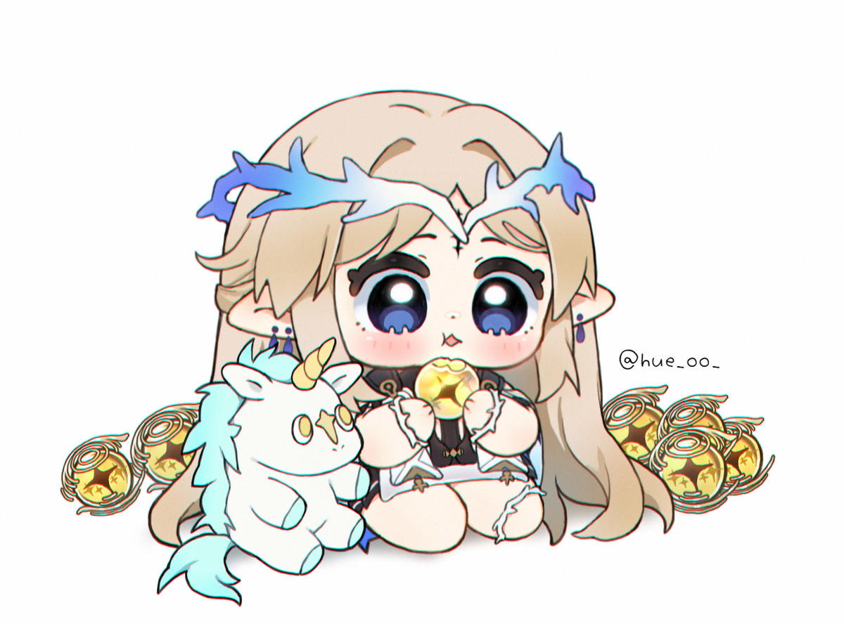 This is a pixiv picture whose title is 🦄.
