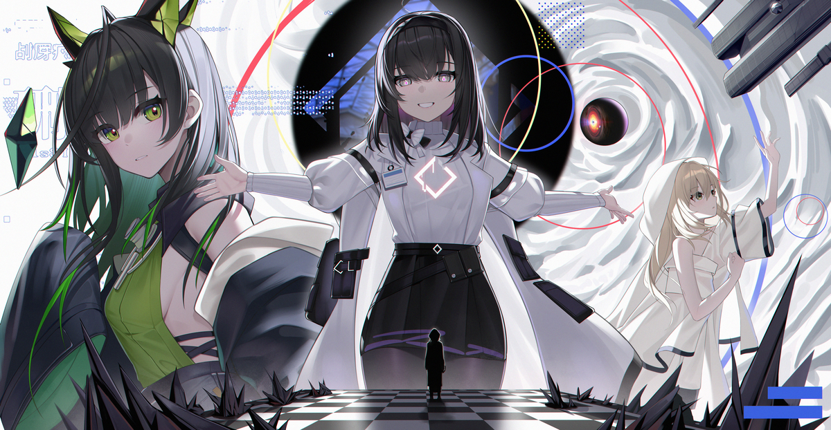 This is a pixiv picture whose title is 复合，离解.