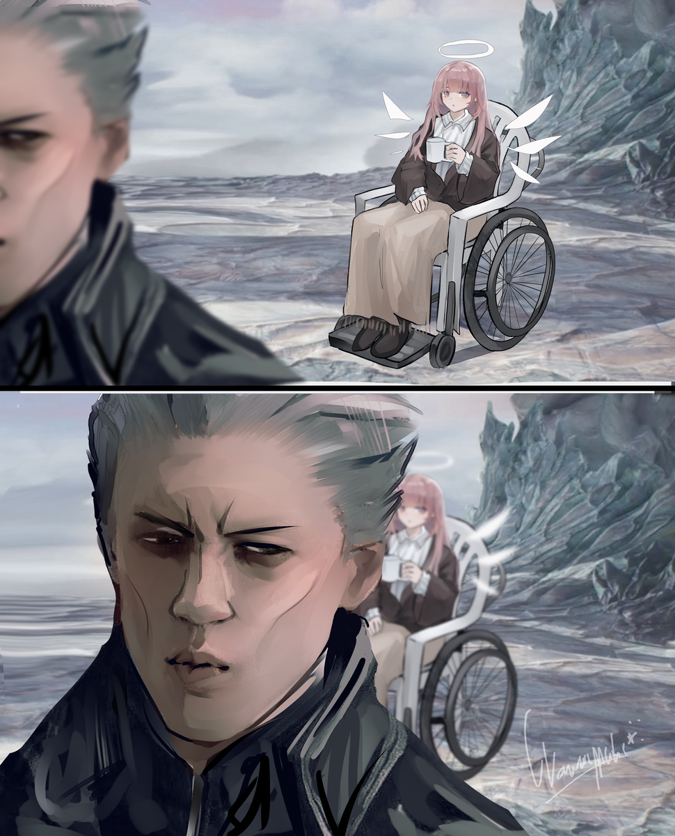 This is a pixiv picture whose title is Run..