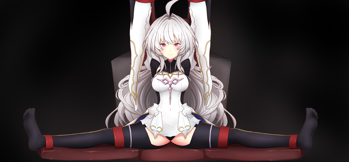This is a pixiv picture whose title is LA 開脚くすぐり.