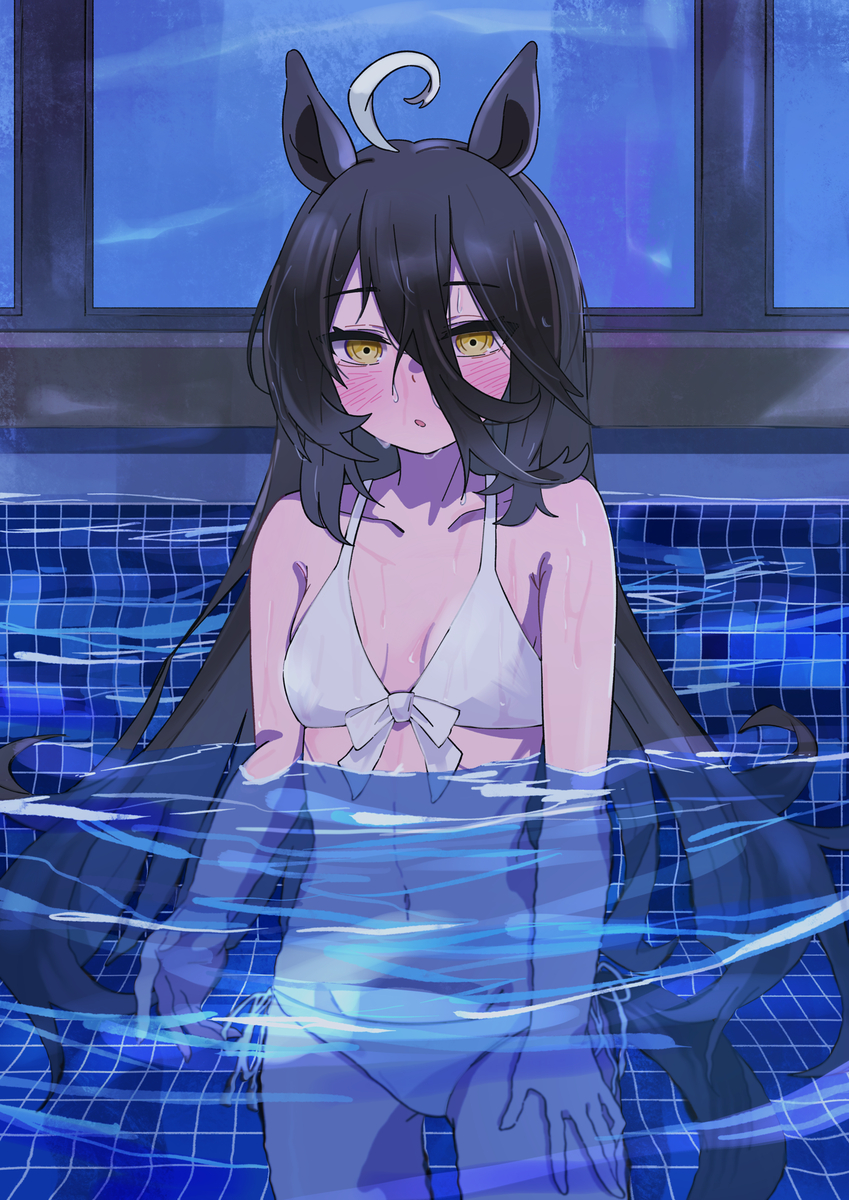 This is a pixiv picture whose title is マンハッタンカフェ.