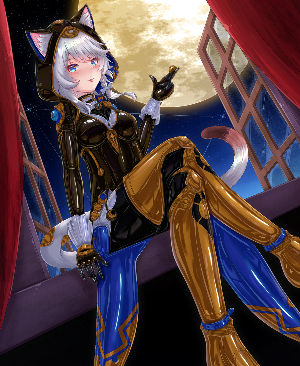 This is a pixiv picture whose title is 【Skeb】ラバーサフェル.