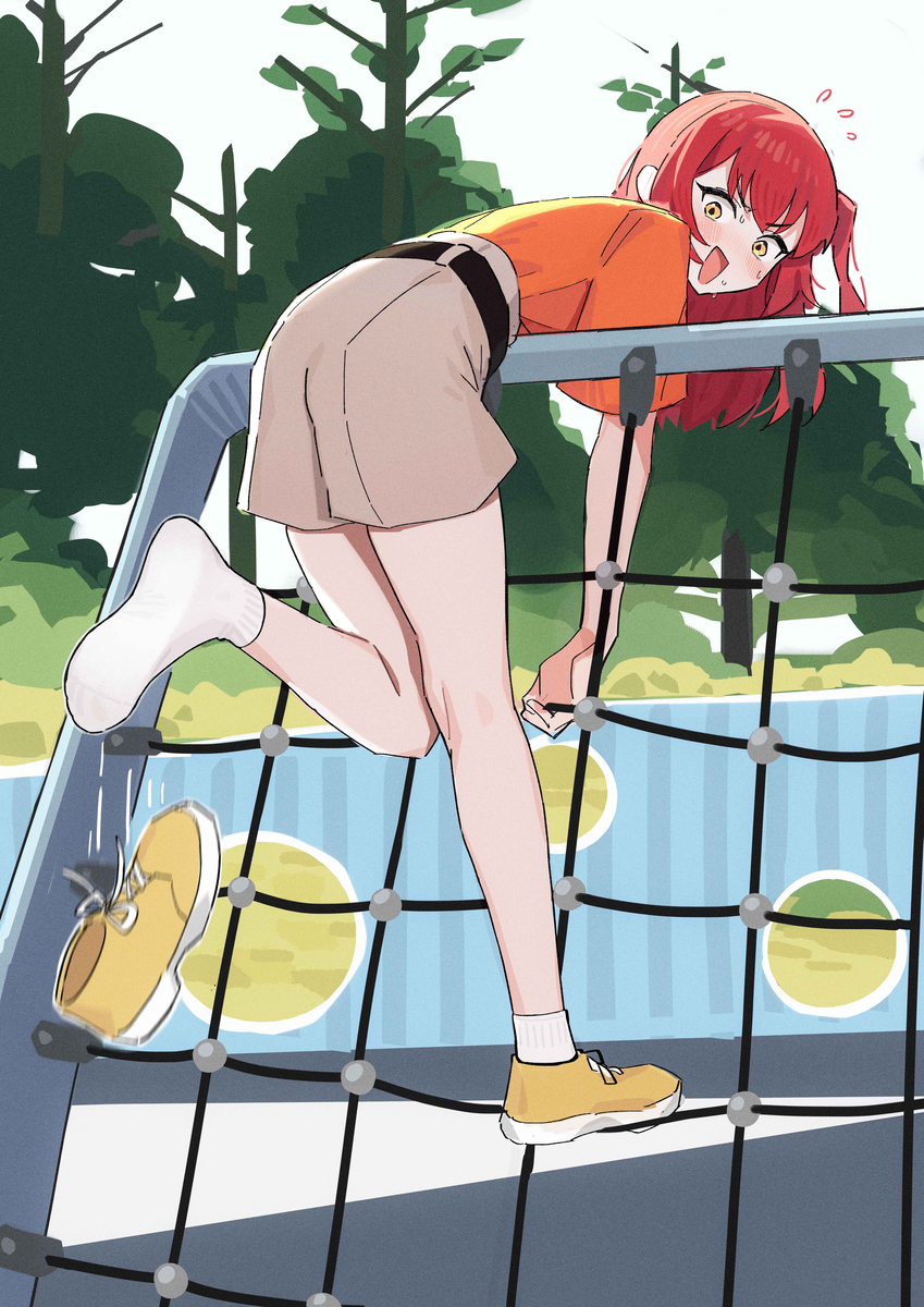 This is a pixiv picture whose title is 喜多香脚.