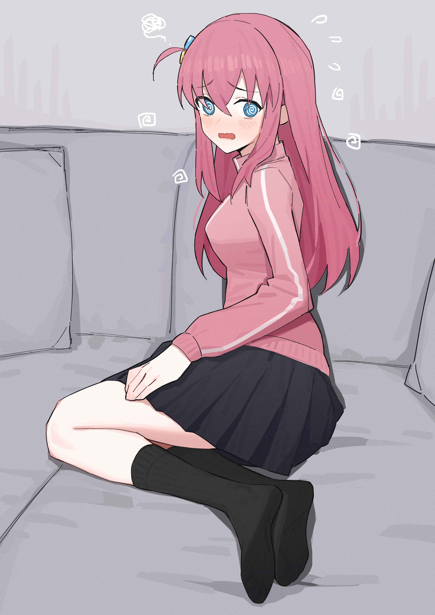 This is a pixiv picture whose title is 波奇臭脚.