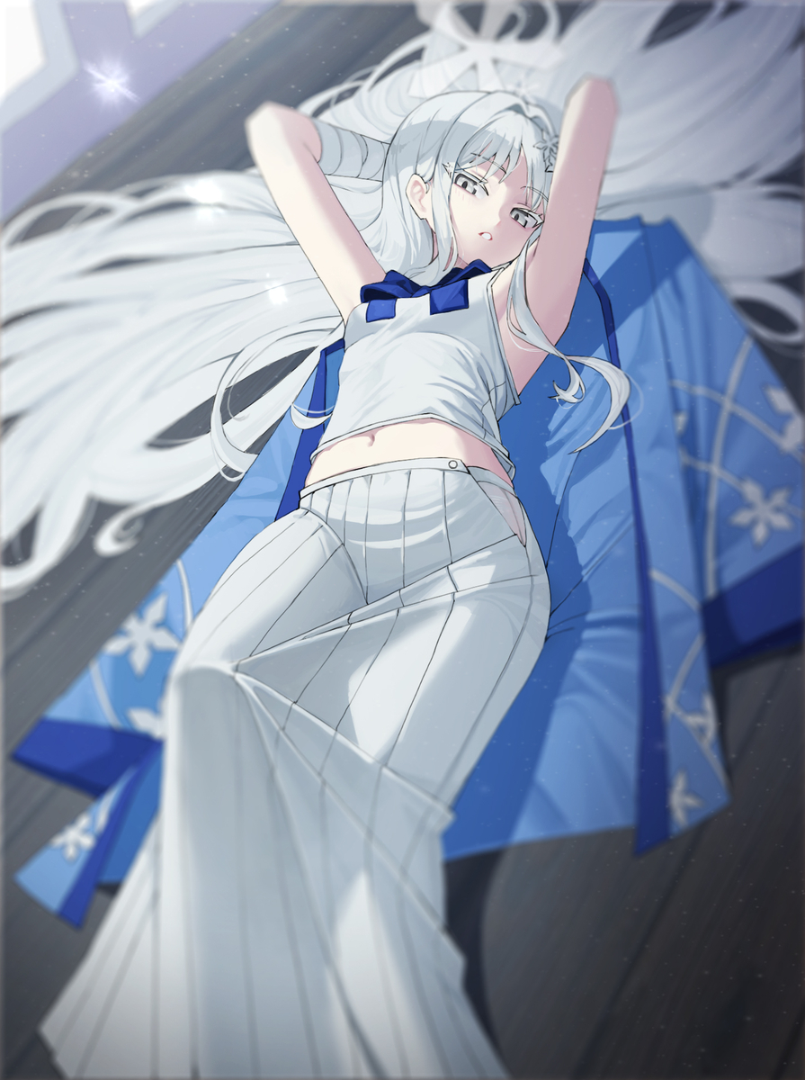 This is a pixiv picture whose title is ブルアカ.