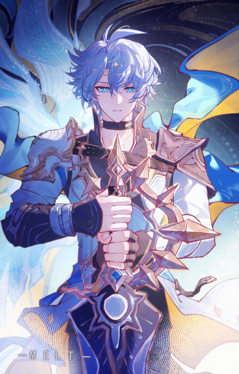 This is a pixiv picture whose title is 无名的英雄.