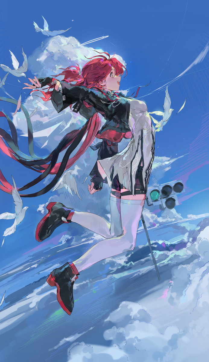This is a pixiv picture whose title is 画阿能！.