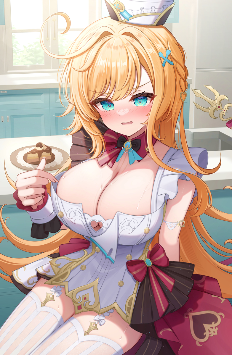 This is a pixiv picture whose title is 『ちょっと！この部屋暑すぎるわよ！//』.