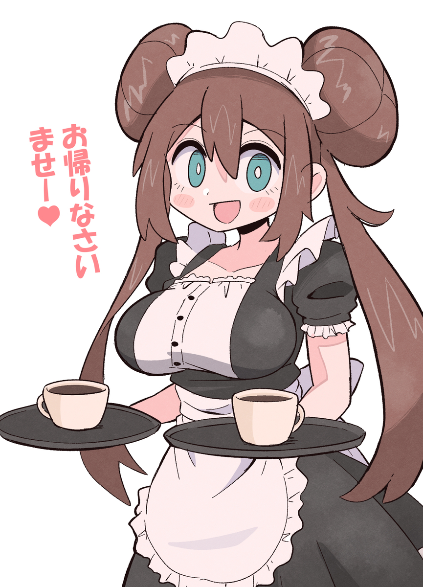 This is a pixiv picture whose title is メイちゃん（メイド）.
